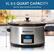 Alt View 14. Elite Gourmet - 8.5Qt. Digital Slow Cooker - Stainless-Steel/Black.