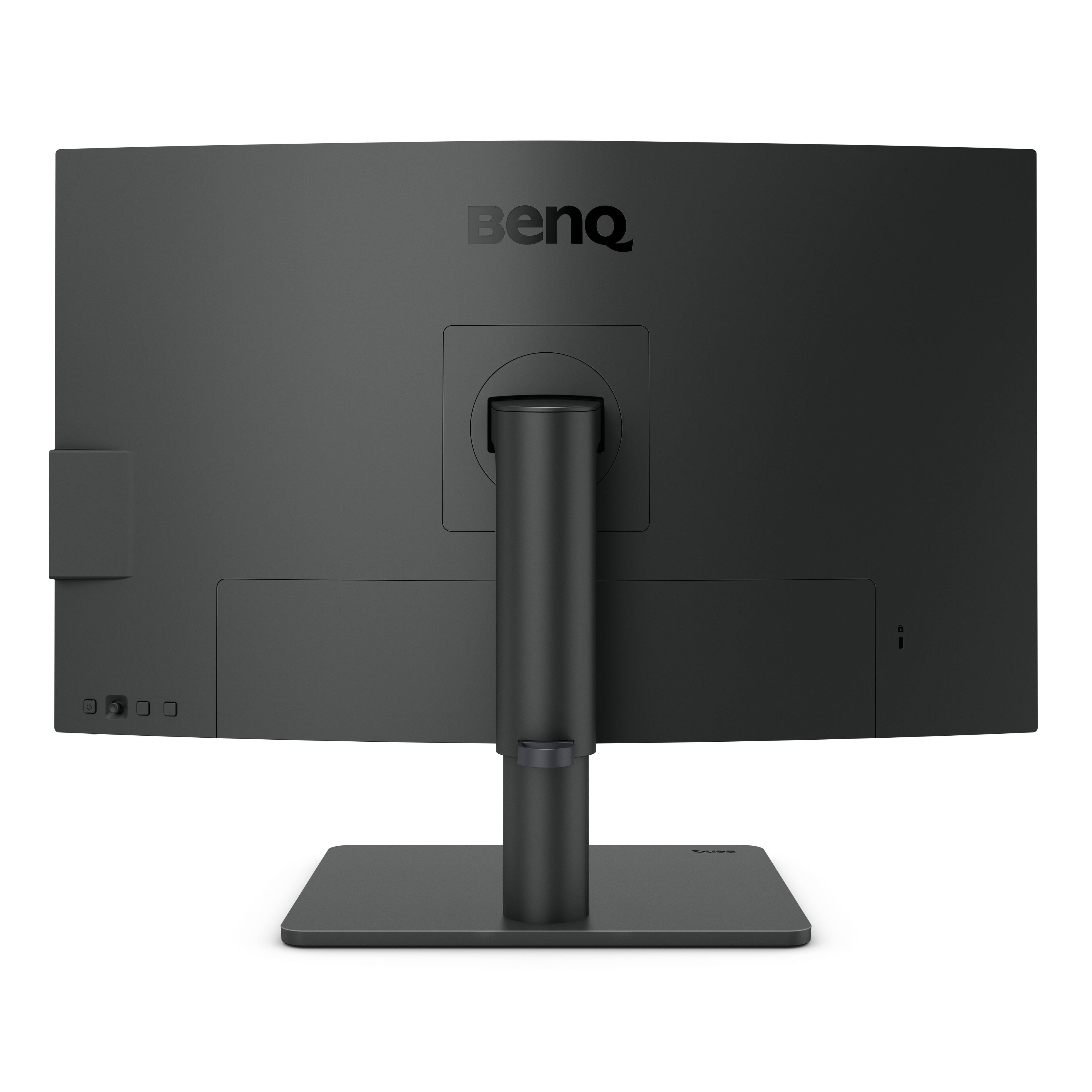 Back. BenQ - AQCOLOR PD2706U Designer 27" IPS LED 4K UHD 95% P3 HDR400 Monitor (HDMI/DP/USB-C 90W) - Metallic gray.