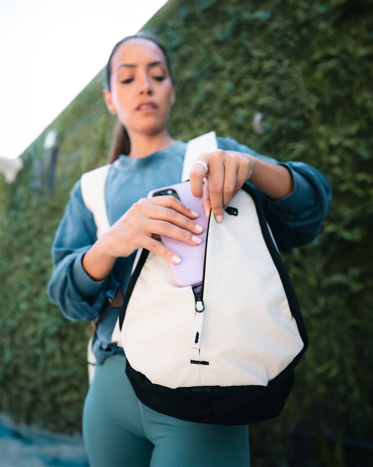 Left. WAYB - WAYB Sling Bag - White.