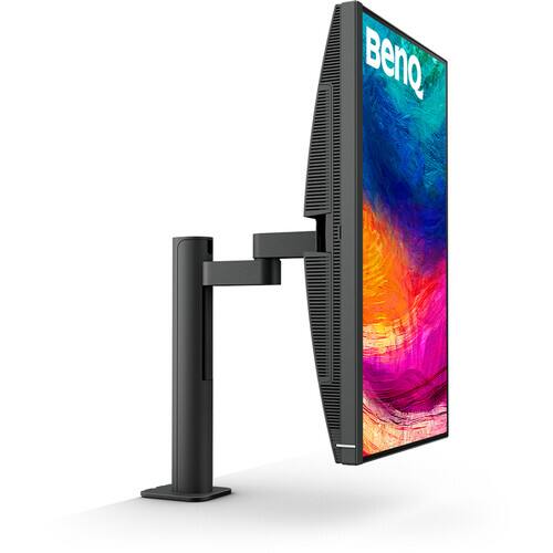 Alt View 2. BenQ - PD2705UA 27" 16:9 IPS Panel 4K UHD Monitor 60 Hz 1200:1 Height, Tilt HDMI DisplayPort USB-C - Black.