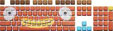 Front. SteelSeries - PBT Accessory Keycaps - Fortnite Fishstick Edition - Multi.