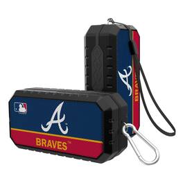 Keyscaper - Atlanta Braves End Zone Water Resistant Bluetooth Speaker - Multicolor