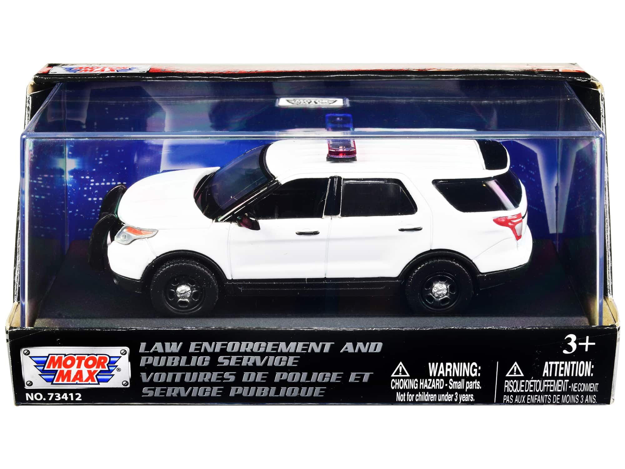 2015 Ford Police Interceptor Utility Plain White 1/43 Diecast Model Car by Motormax price history on PriceWatchPro