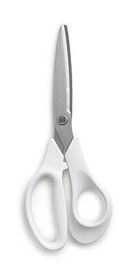 Alt View 2. TRU RED - TRU RED™ 8" Stainless Steel Scissors, Straight Handle, 2/Pack (TR55030) - Black/White.