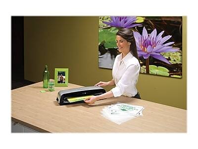 Alt View 7. Fellowes - Neptune 3 125 Thermal & Cold Laminator, 12.5" Width - Silver/Black.