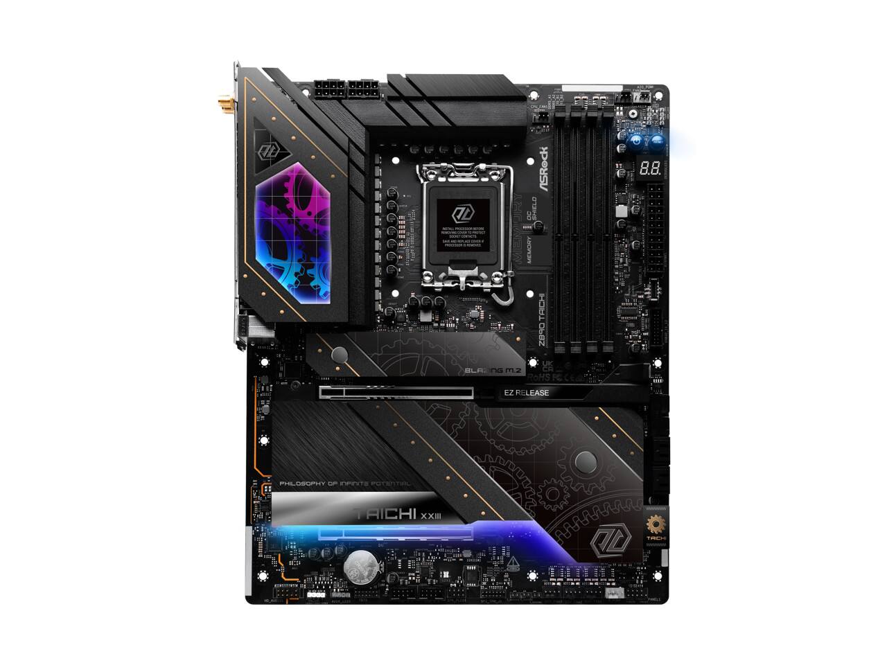 B550 AORUS ELITE AX  
- | - ANGEW - -. - -. | - & MEMORY a TRICH O68Z UK BLA-NG m.2 RoHS FC e 8.8 E EZ RELEASE  
PHEDSOPHY OF INPNTS POTSIITRA AICHI XXIII 11:24 = IAU TH0