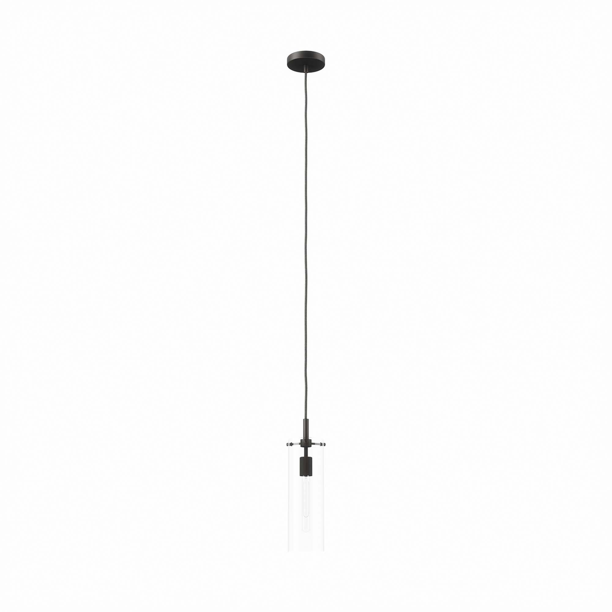 Angle. Modway - Skylark Pendant Light by Modway - Clear Black.