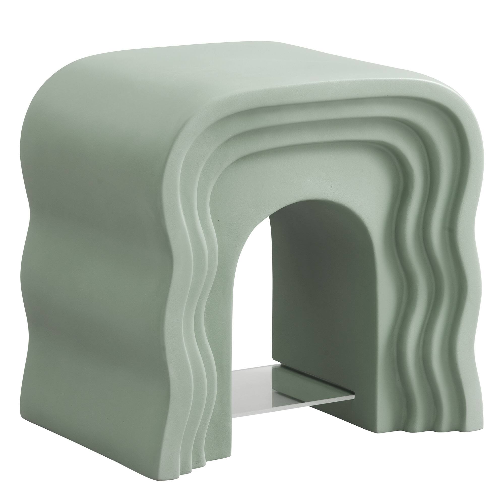 Angle. Modway - Jorin Squiggle Side Table by Modway - Sage.