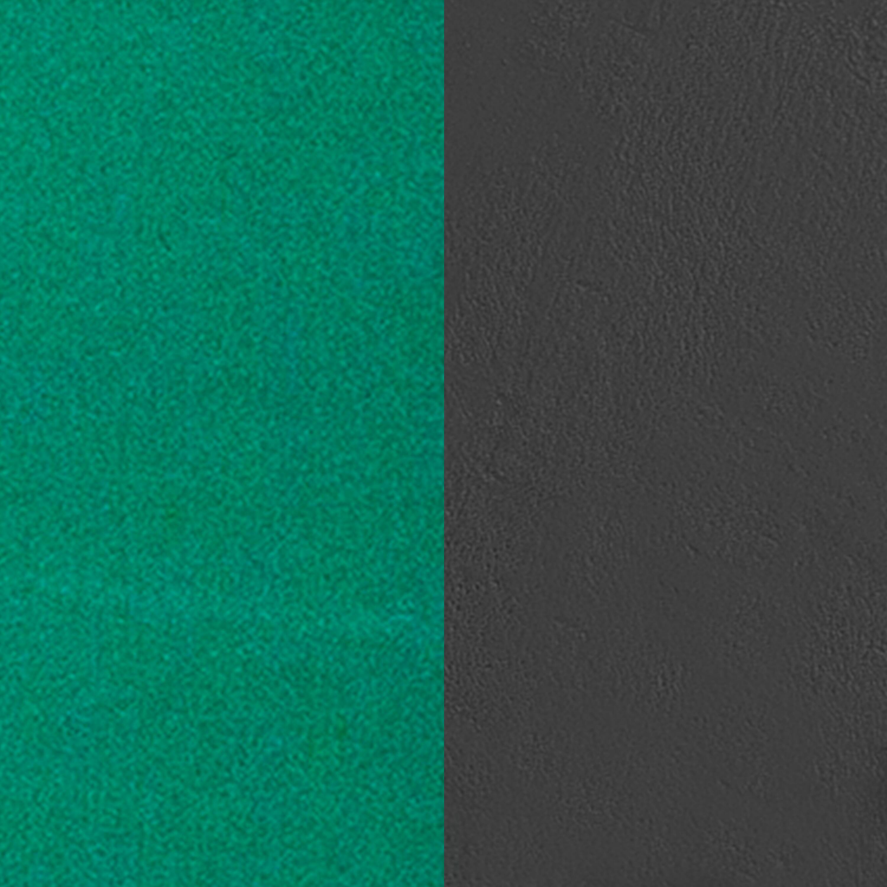 Alt View 9. Emma + Oliver - Tannin 34.5" Square White Folding Card Game Table for 4-Players with a Green Felt Playing Surface and Cup Holders - Black Top/Green Felt Surface.