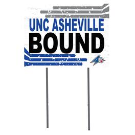 Jardine - UNC Asheville Bulldogs 18" x 24" Team Yard Sign - White