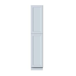 Boyel Living - 18in.W x27in.D x96in.H DOVE GREY TALL PANTRY CABINET Fully assembled Cabinet With Two HDF Doors - Gray