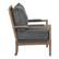 Left. OSP Home Furnishings - Fletcher Spindle Chair - Charcoal.