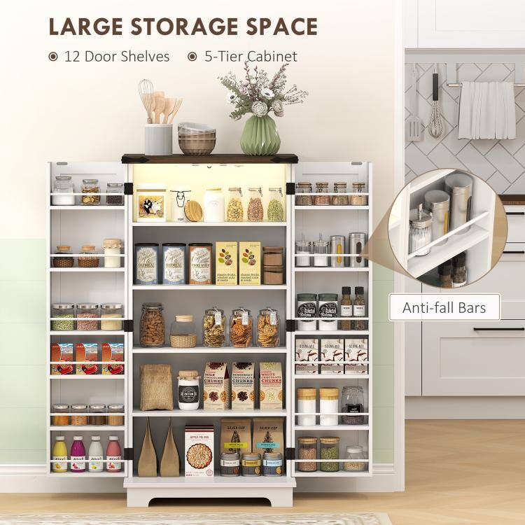 LARGE STORAGE SPACE  
12 Door Shelves  
5-Tier Cabinet  

Anti-fall Bars  

MILK WHITE WOULLARE CHOCOLATE CHUNKS CHUNKS CHUNKS  

2007