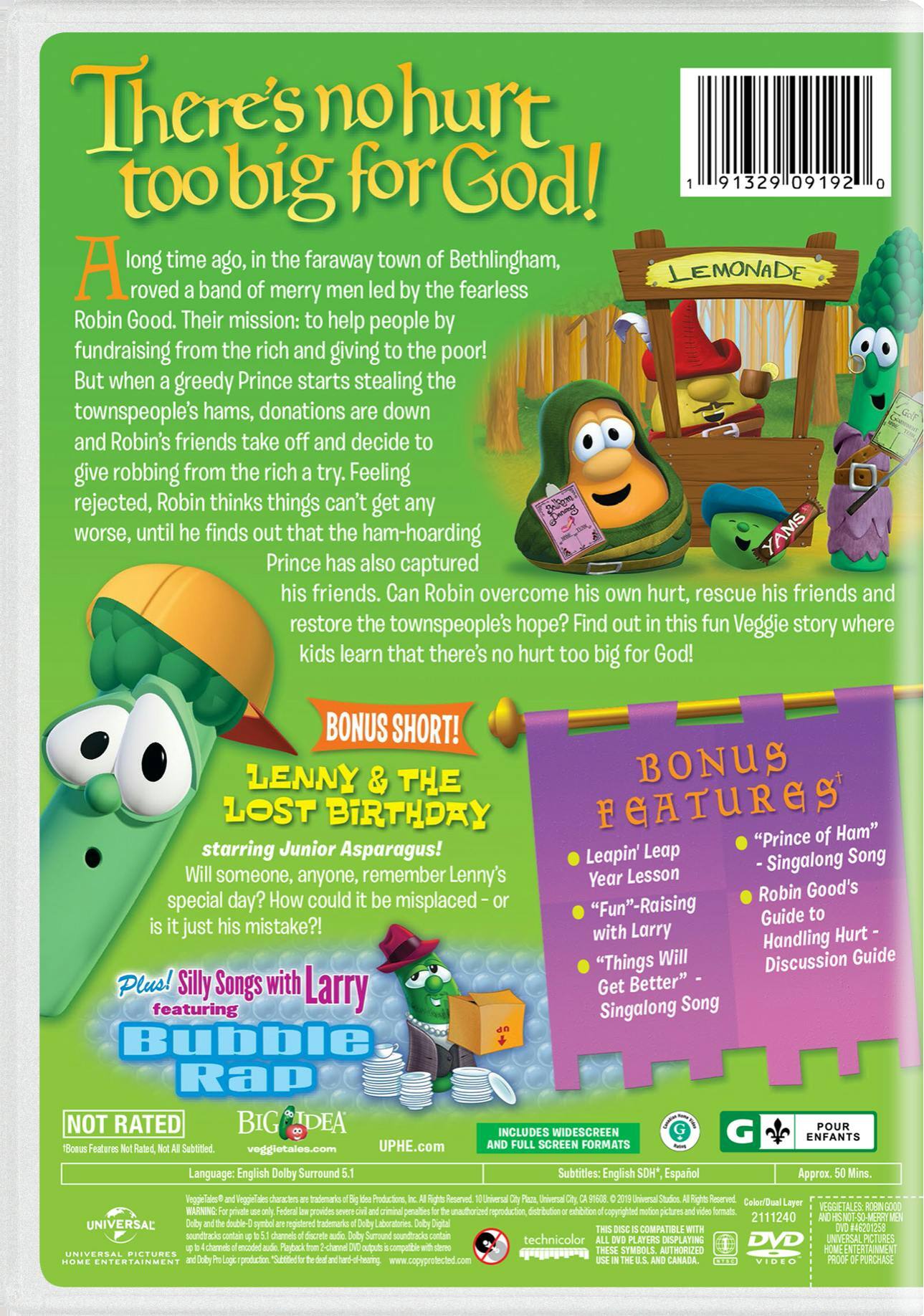 Angle. VeggieTales: Robin Good and His Not-So-Merry Men [DVD].
