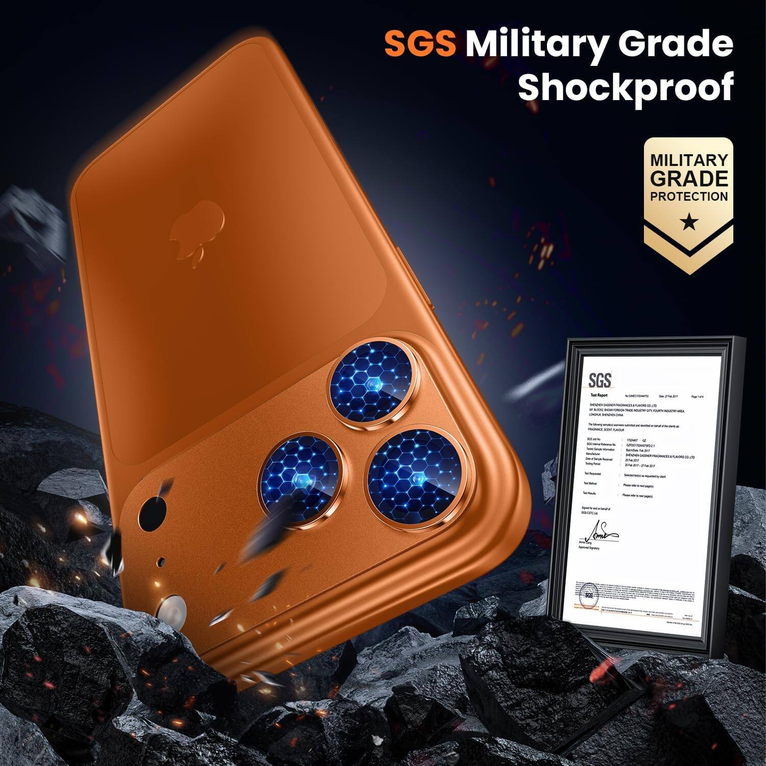 SGS Military Grade Shockproof

MILITARY GRADE PROTECTION

SGS