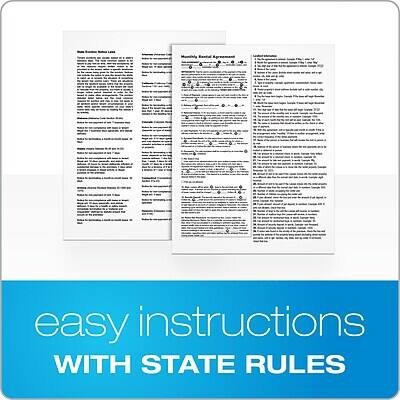 easy instructions  
WITH STATE RULES