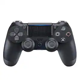 YONWAY - Wireless Bluetooth Game Controller for PlayStation 4, Console Gamepad with Touch Panel, Six-axis Dual Vibration - Black