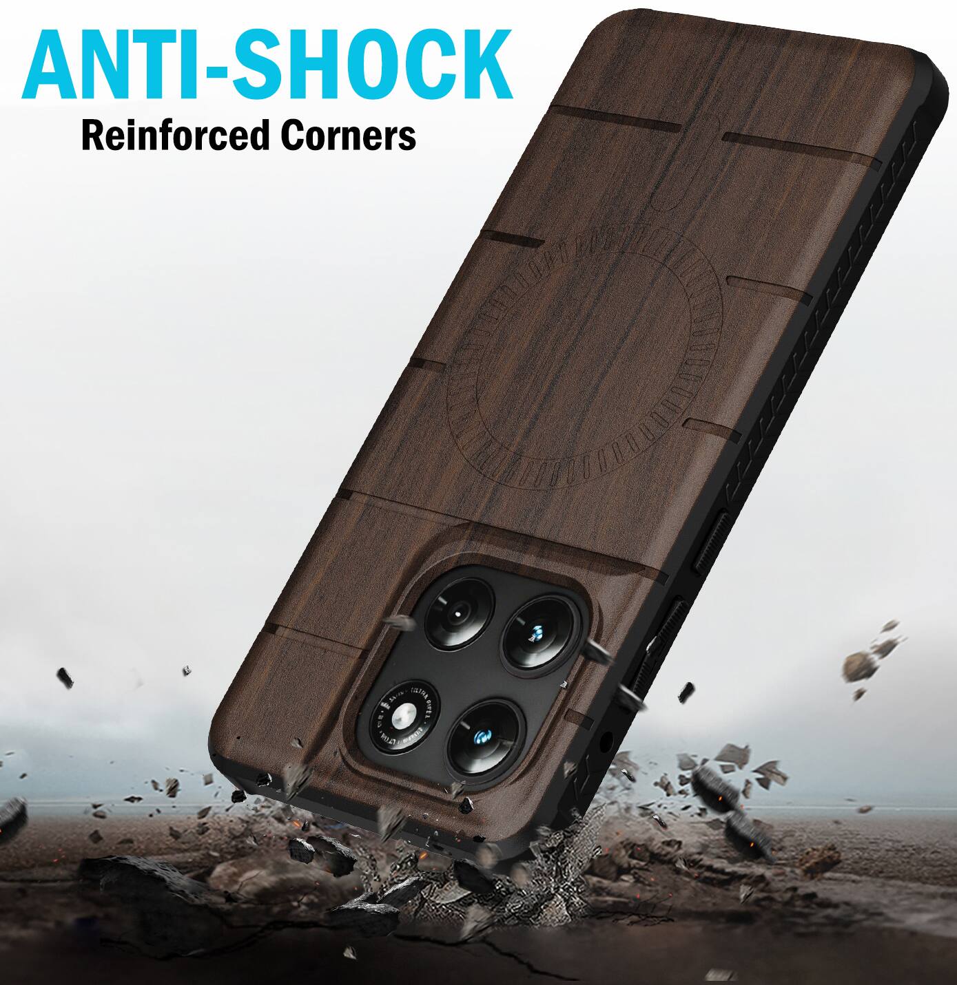 ANTI-SHOCK Reinforced Corners