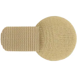 Wireless Mic Belts - Cable Discs Management Tabs, Tan, 50-Pack