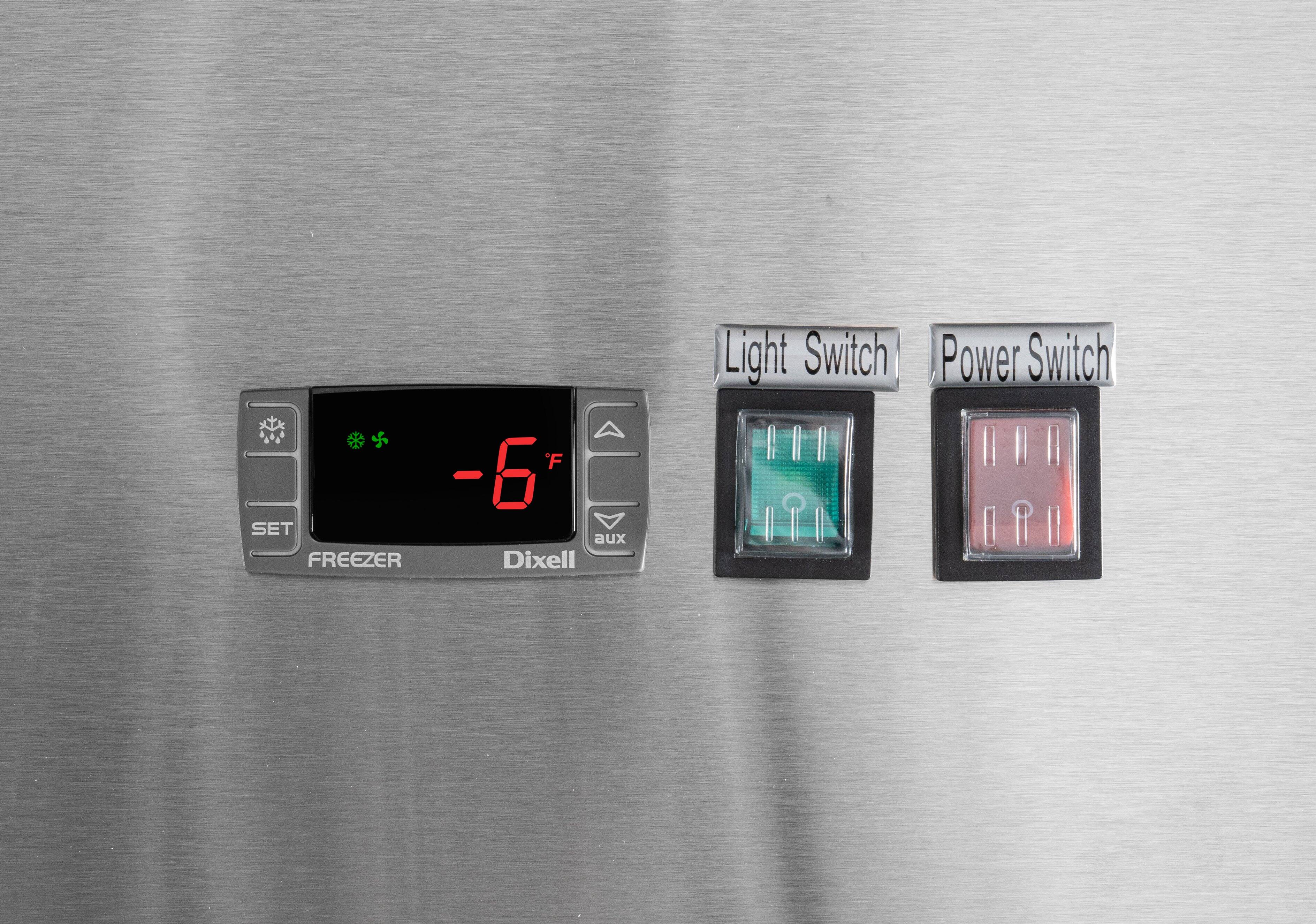 SET FREEZER F - 6 aux Dixell Light Switch Power Switch
