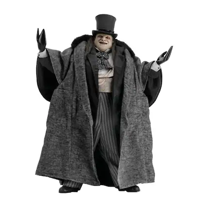 Front. NECA - NECA Batman Returns 1/4 Scale Mayoral Penguin (Danny Devito) Action Figure.