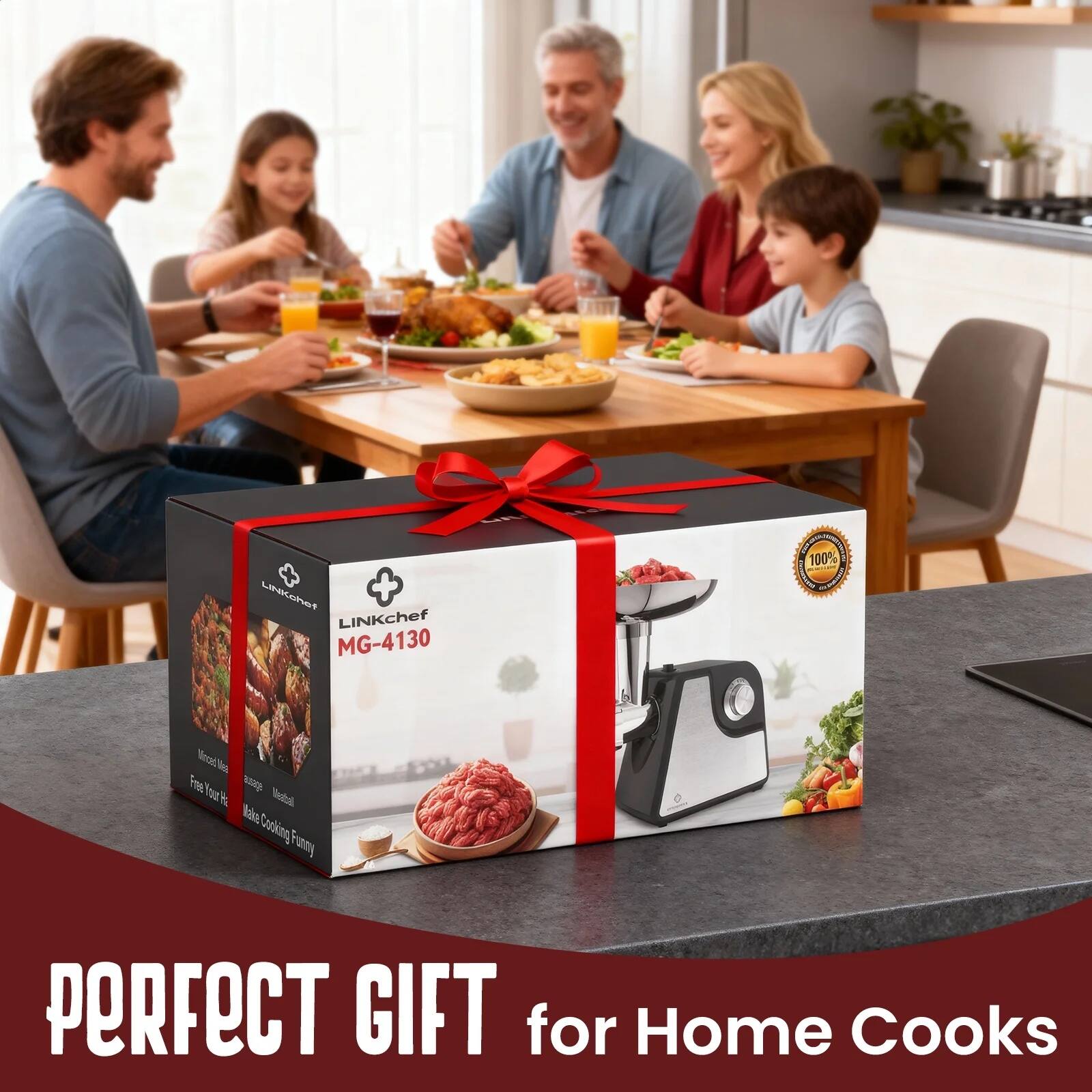 Leehat + LINKchef MG-4130 100% P da Fe Yoa s Mettual Rss Corking Frunmy PeRFecT GIFT for Home Cooks