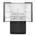 Alt View 8. Whirlpool - 20 Cu. Ft. French Door Bottom Mount Counter-Depth Refrigerator - Black.