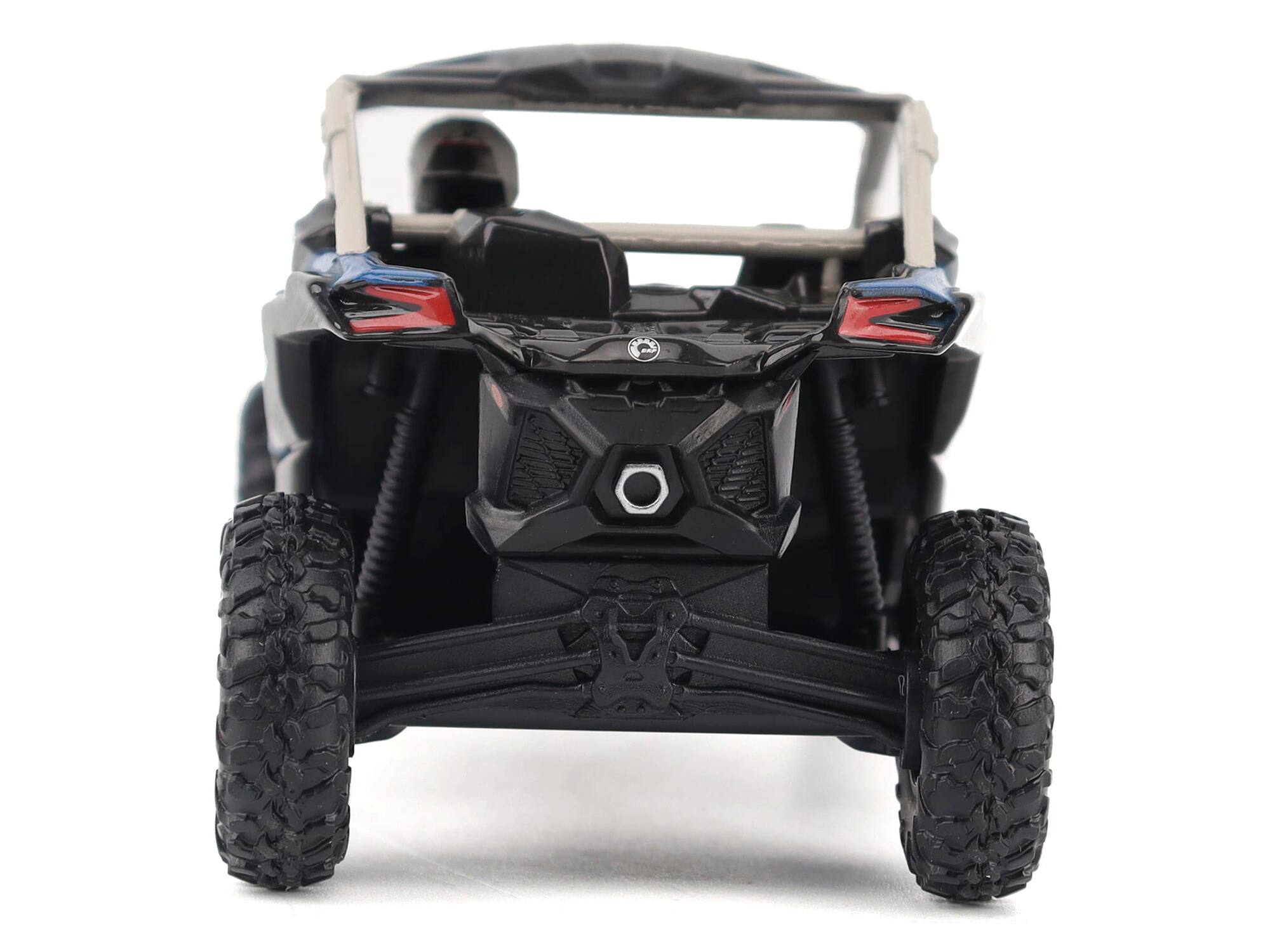 Alt View 4. BRP Models - Can-Am Maverick X3 X RS Turbo RR Intense Blue and Chalk Gray with Driver Figure 1/32 Diecast Model by BRP Models.