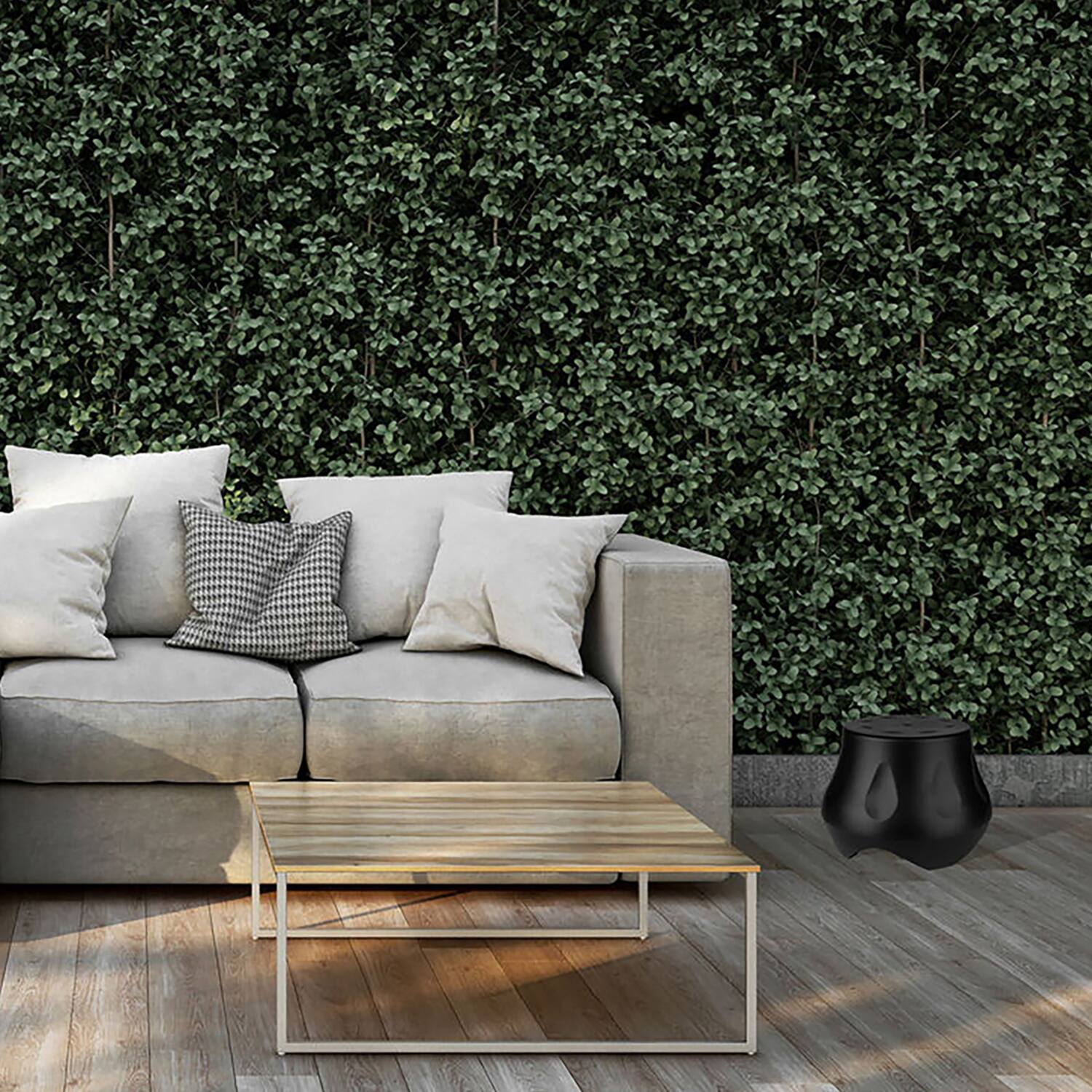 Angle. Dayton Audio - IO-Series IOSUB 150W Continuous Power Indoor/Outdoor 10" Passive Subwoofer - Black.