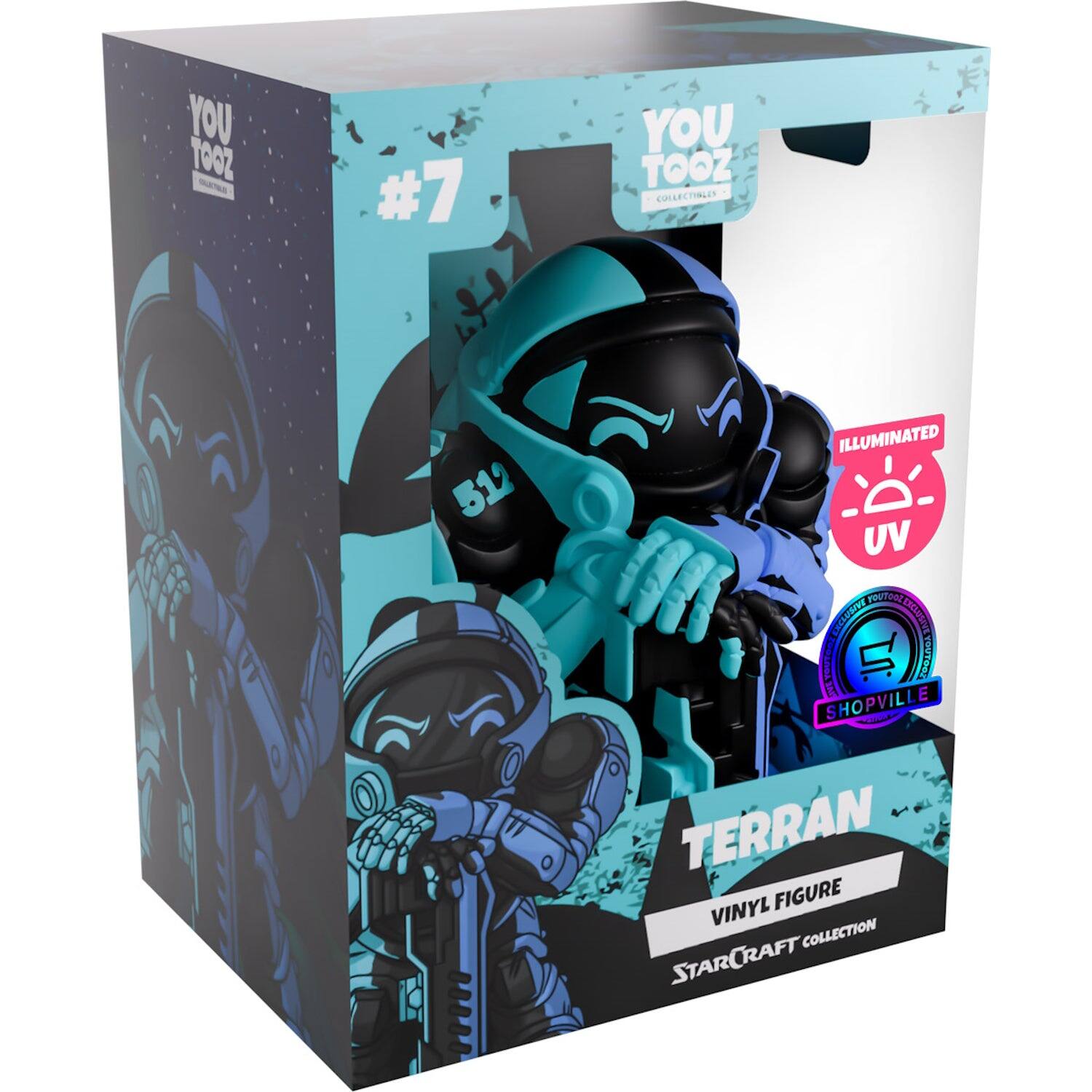 Youtooz x Shopville Exclusive: Starcraft Collection [Illuminated Terran Vinyl Figure #7] Limited Edition - 500 Made
