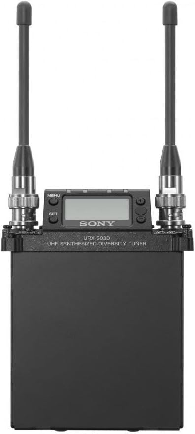 MENU SET SONY URX-S03D UHF SYNTHESIZED DIVERSITY TUNER