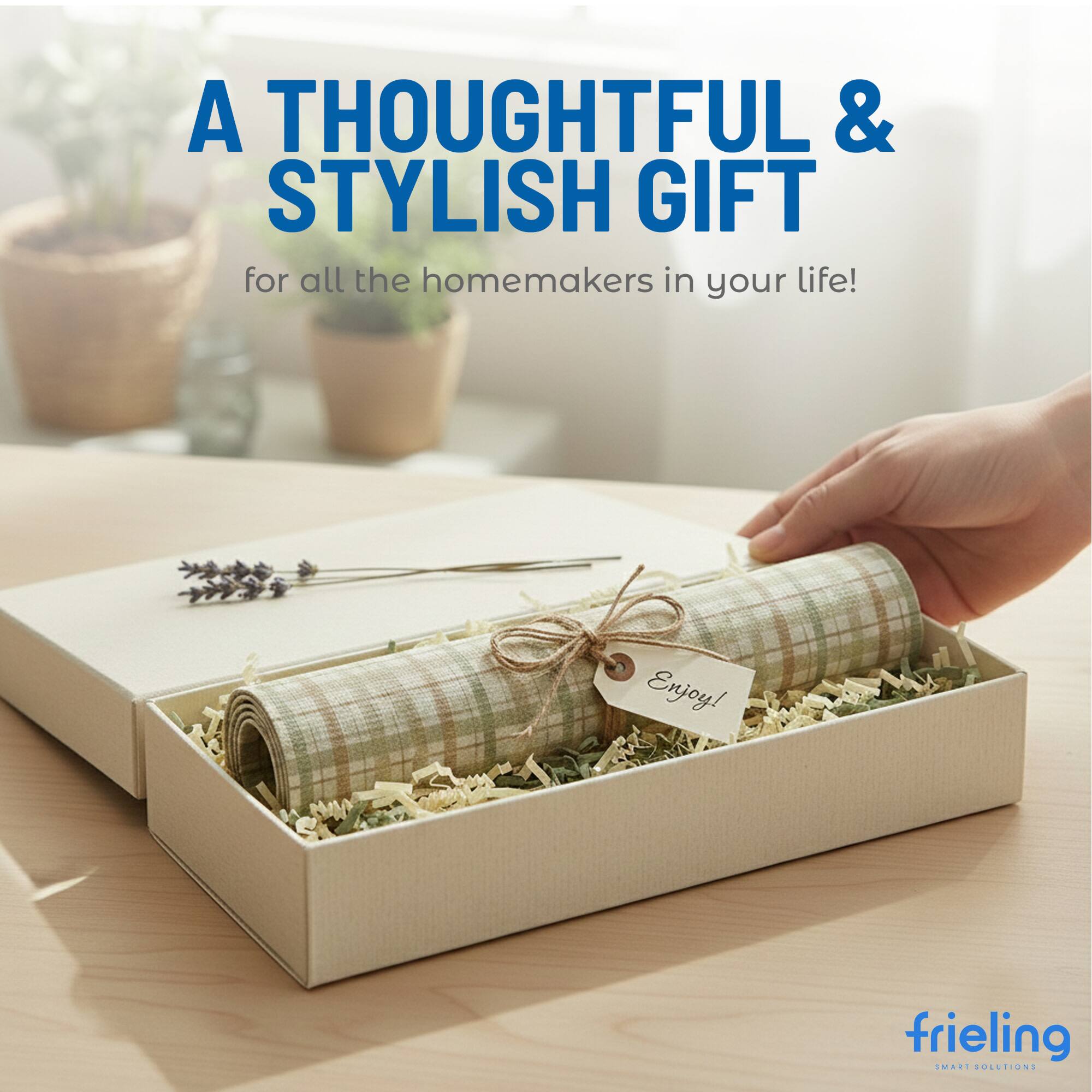 A THOUGHTFUL & STYLISH GIFT for all the homemakers in your life! Enjoy! frieling