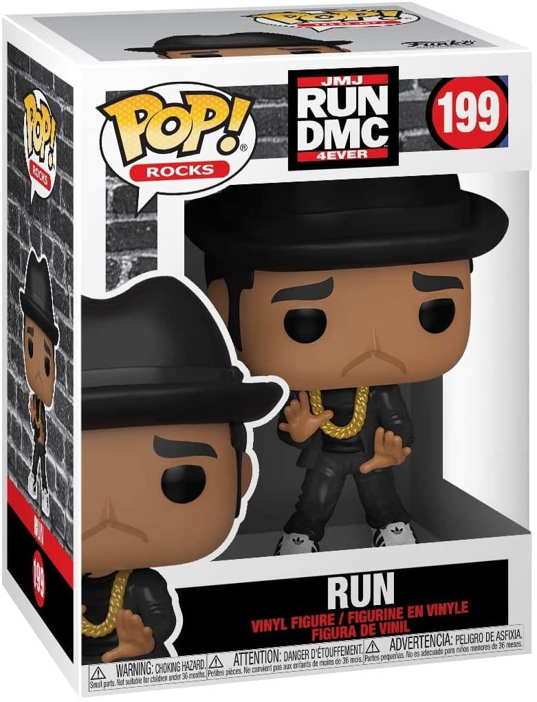 FOP FRkS JMJ RUN 199 W POP! DMC 4EVER ROOKS ROCKS W  
RUN EN VINYLE FIGURE / FIGURINE VINYL FIGURA DE VINIL  
PELIGRO DE ASFIXIA. TOUFFEMENT. ADVERTENCIA: para niños menores de 36 meses.  
DANGER D'ÉTOUFFEMENT. ATTENTION: au enfants de moins de 36 mois.  
WARNING: CHOKING HAZARD. Small parts. Not suitable for children under 36 months.