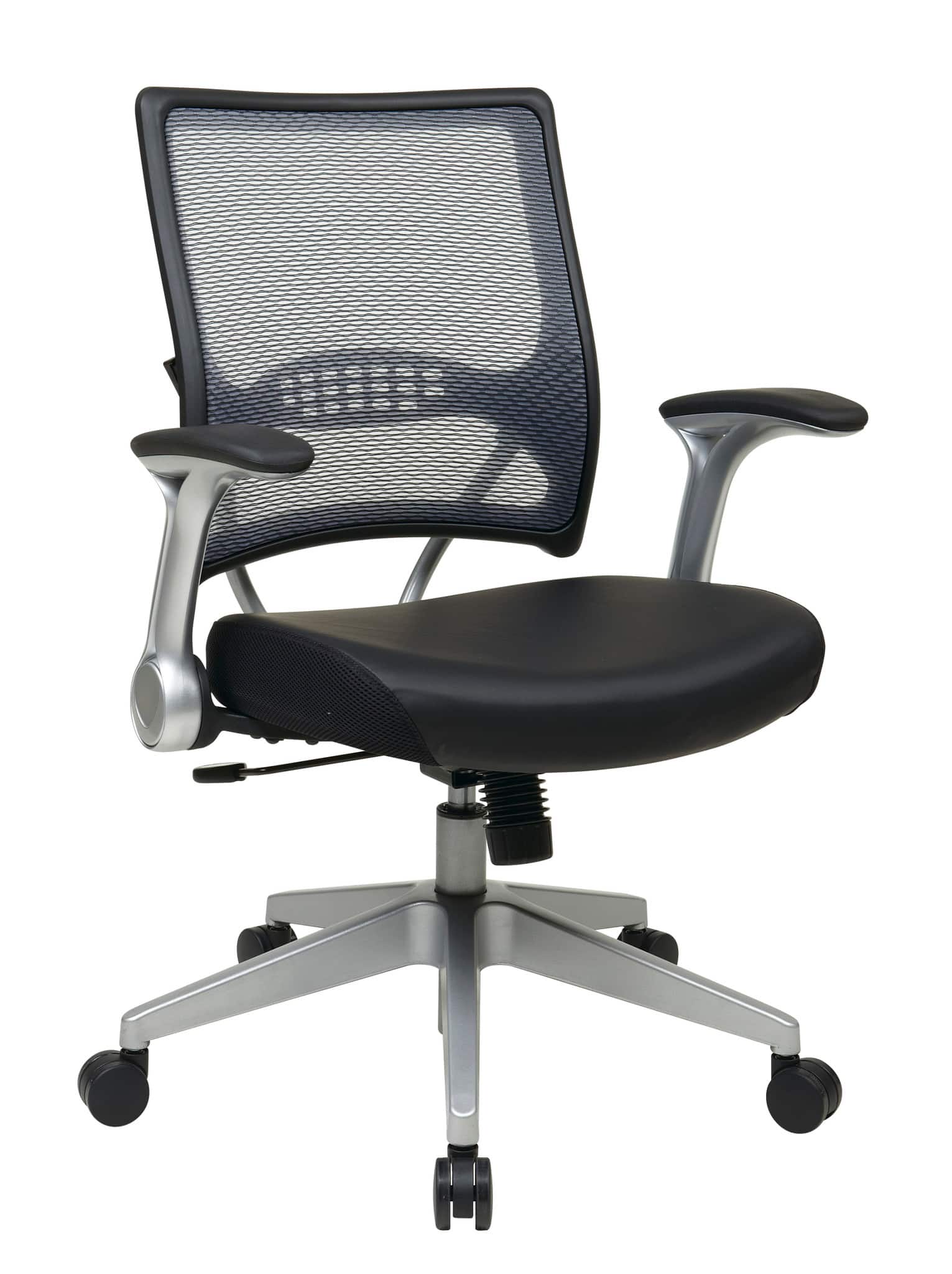 Office Star Products - Professional AirGrid® Managers Chair - Platinum & Black
