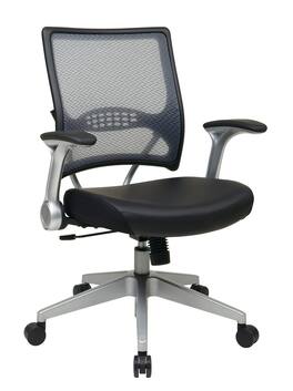 Office Star Products - Professional AirGrid® Managers Chair - Platinum & Black