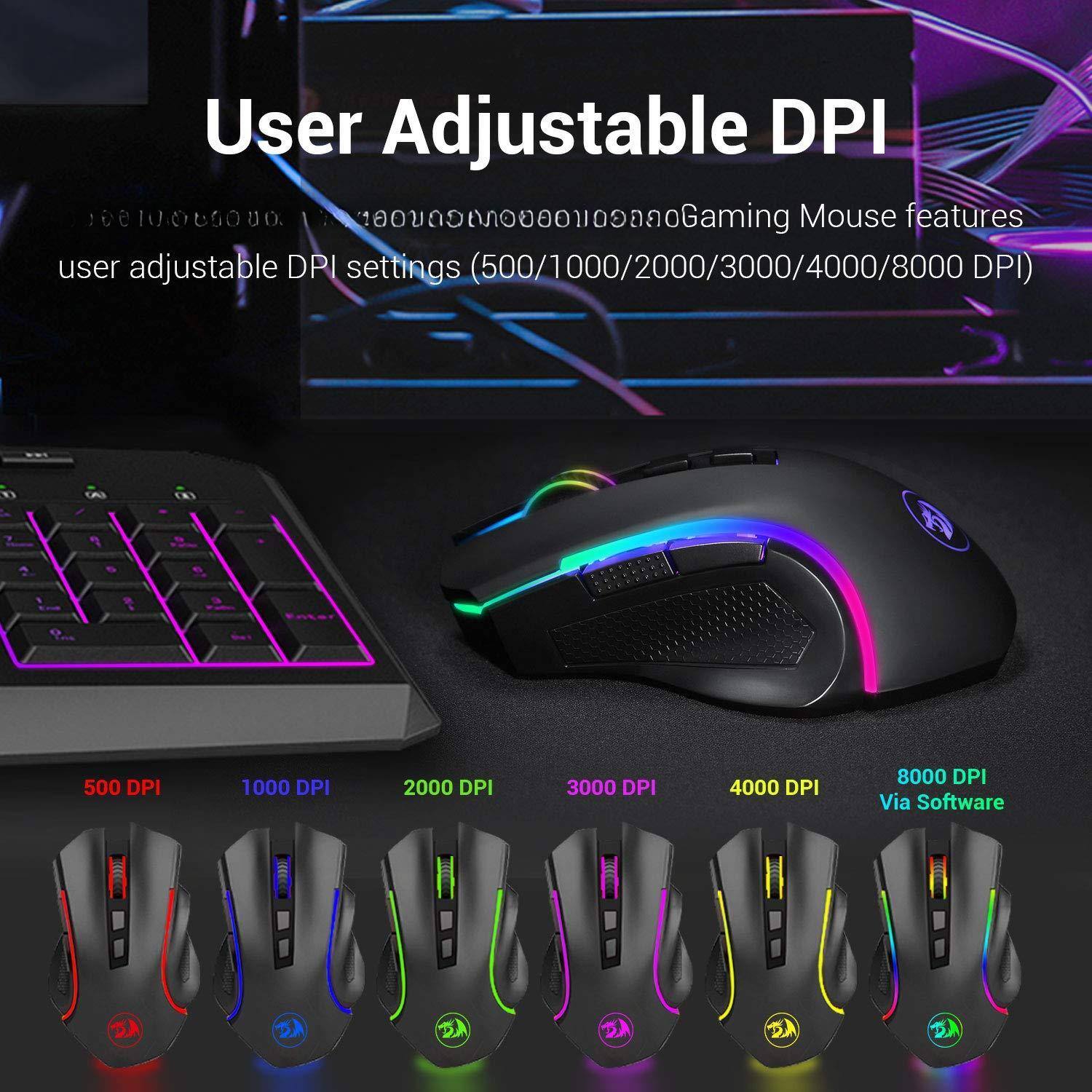 User Adjustable DPI

Gaming Mouse features user adjustable DPI settings (500/1000/2000/3000/4000/8000 DPI)

500 DPI 1000 DPI 2000 DPI 3000 DPI 4000 DPI 8000 DPI Via Software