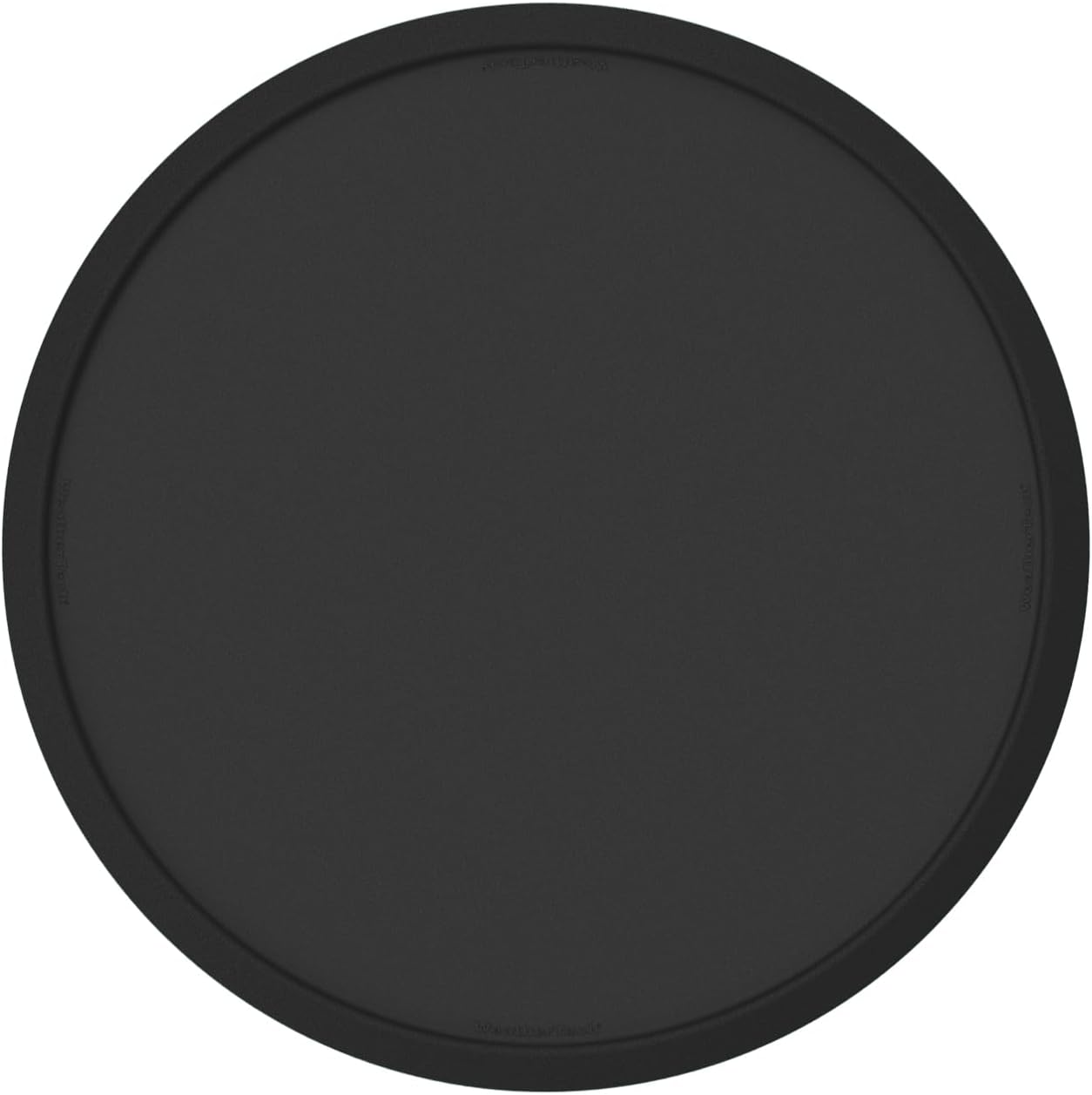 Front. WeatherTech - All-Purpose Mat | Premium Heavy Duty Multi-Use Floor Protection Mat – Round – 35" – Black - Black.