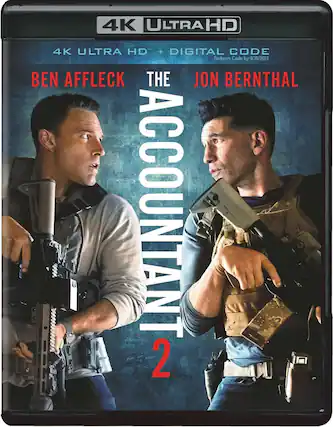 Front. The Accountant 2 - 4K Blu-Ray.