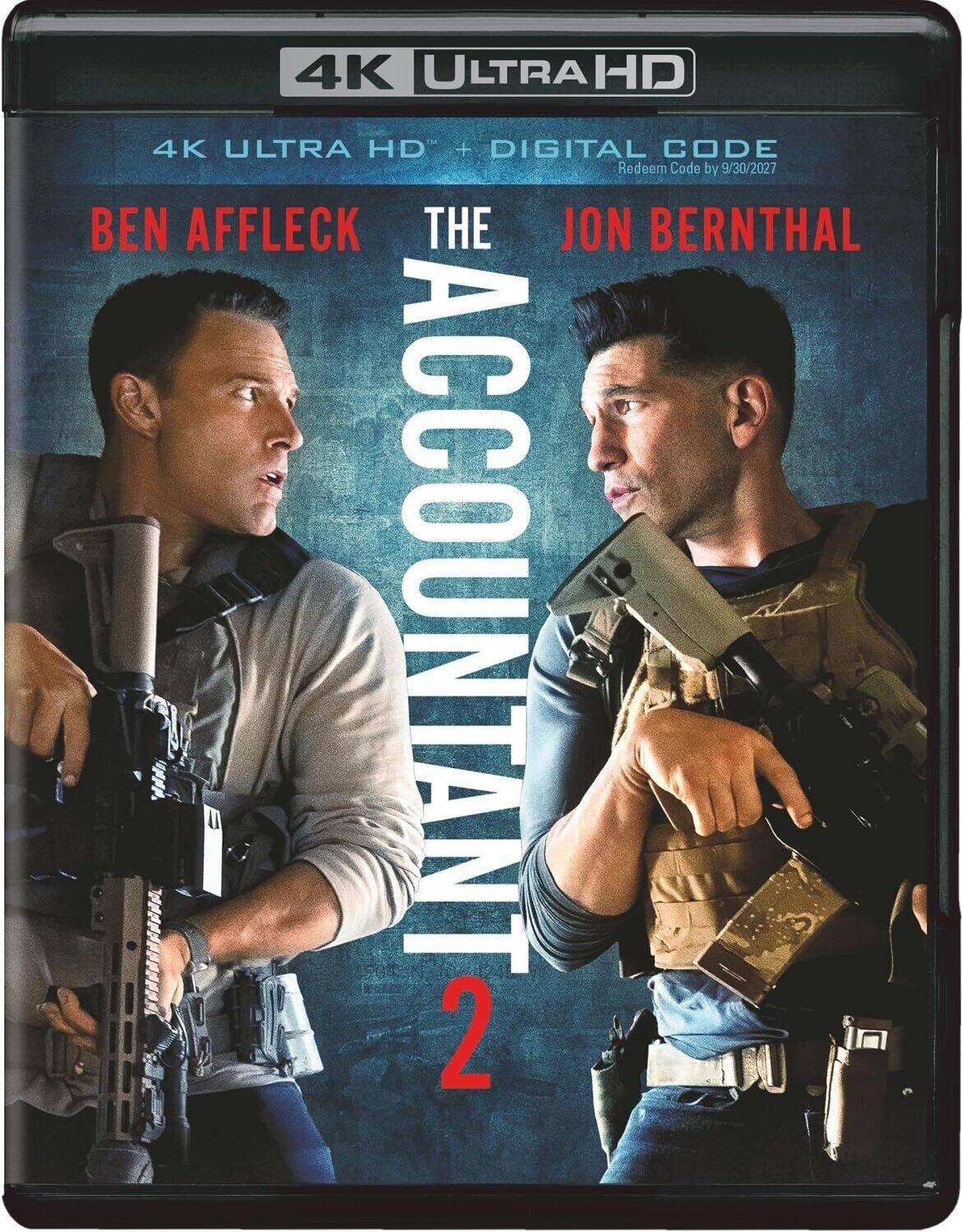 Front. The Accountant 2   - 4K Blu-Ray.