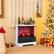 Alt View 1. Costway - Costway 27" Electric Fireplace Heater Freestanding 1400W Remote Control Timing Function White - White.