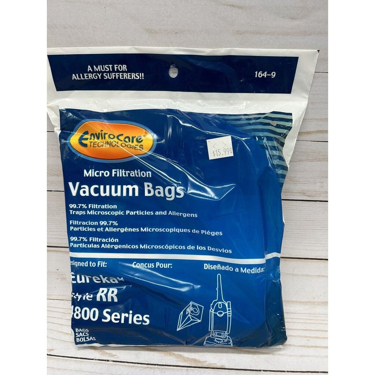Photos - Dust Bag EnviroCare - 75 Pack Replacement Vacuum Bags for Part #164-9 164-9