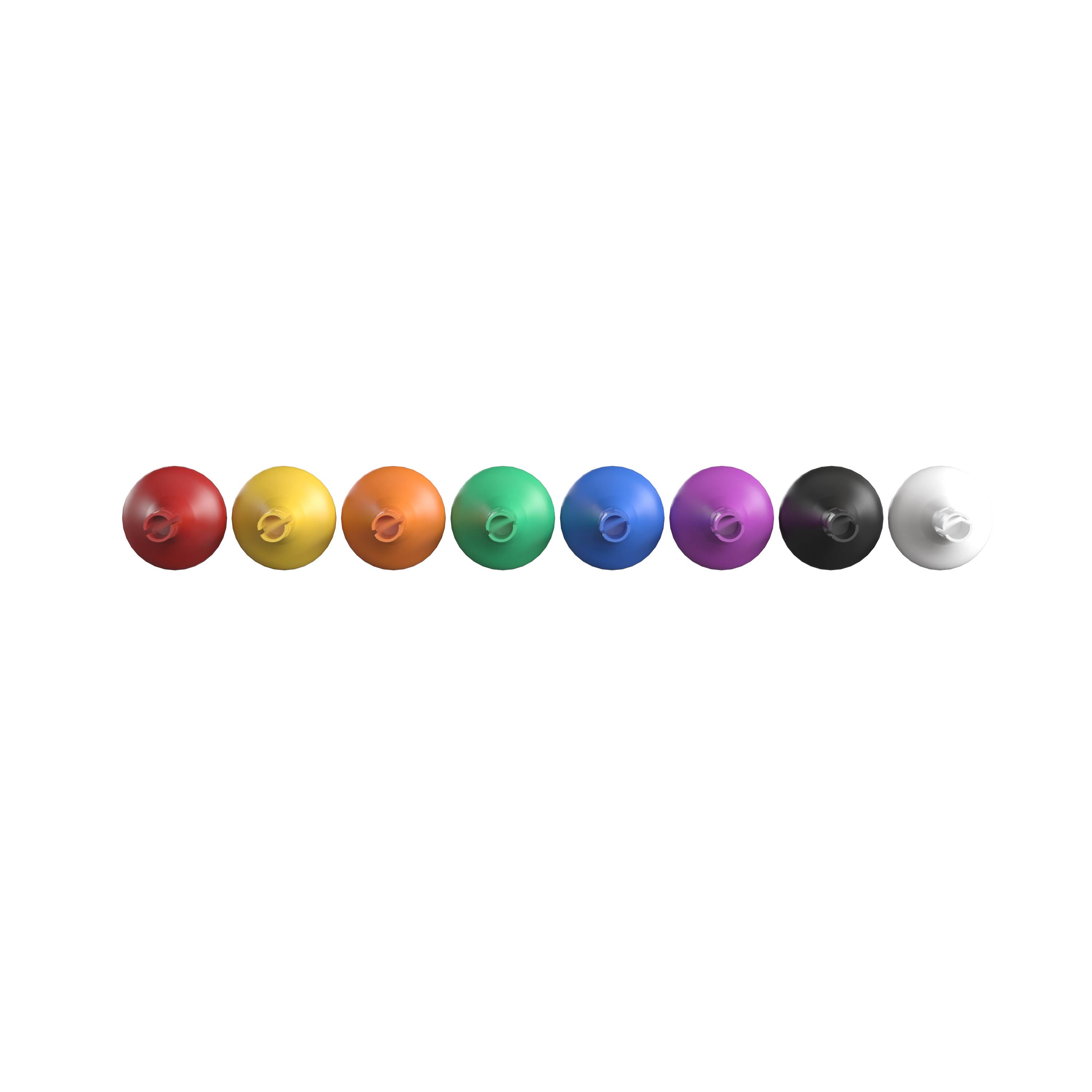 Back. Flash Furniture - Bright Beginnings Commercial Grade 64 Piece Jumbo Peg Accessory Pack for Modular STEAM Walls (Not Included) - Multicolor - Multi.