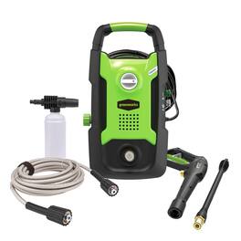 Greenworks - 1600 Psi (1.2 GPM) Electric Pressure Washer Great for Cars, Patios, Driveways - Green