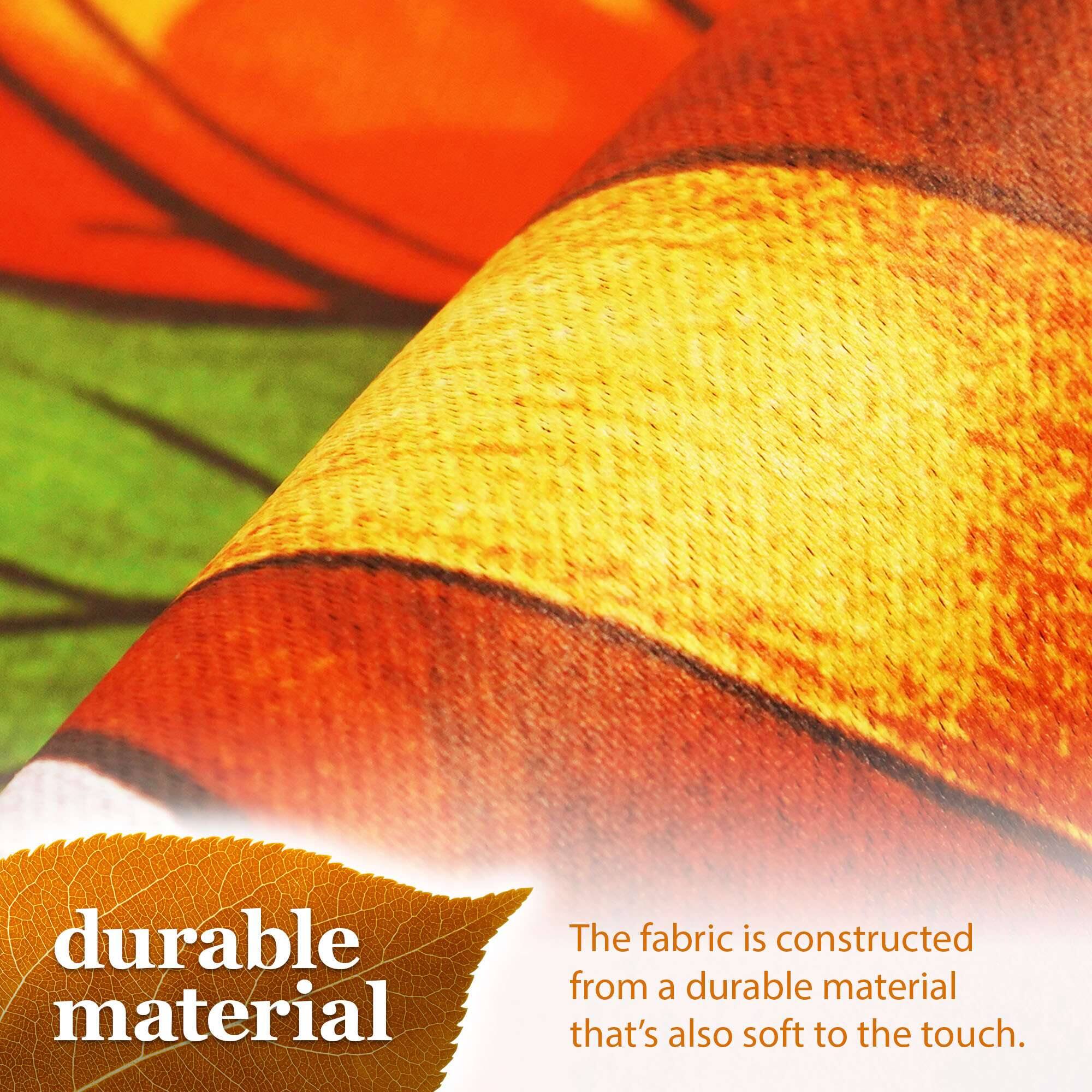The fabric is constructed from a durable material that's also soft to the touch.