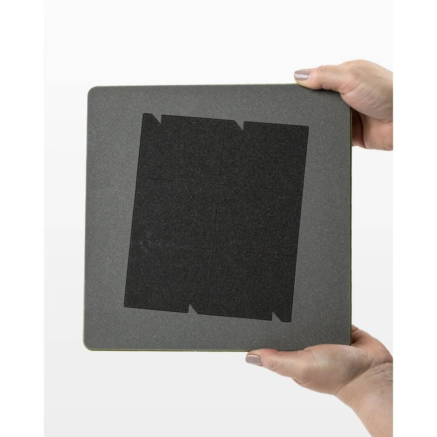 Back. AccuQuilt - Half Square Triangle-2 Finished Square-Multiples - White.