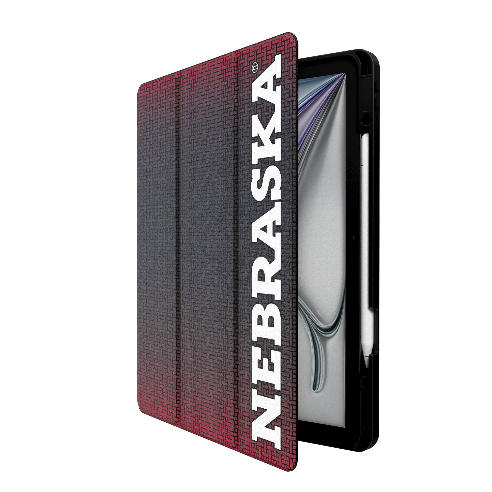 Alt View 1. Keyscaper - Nebraska Huskers iPad Case - 13in Pro M4 - Black.