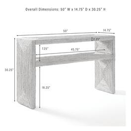 Crosley Furniture - Marella Console Table - Banana Leaf