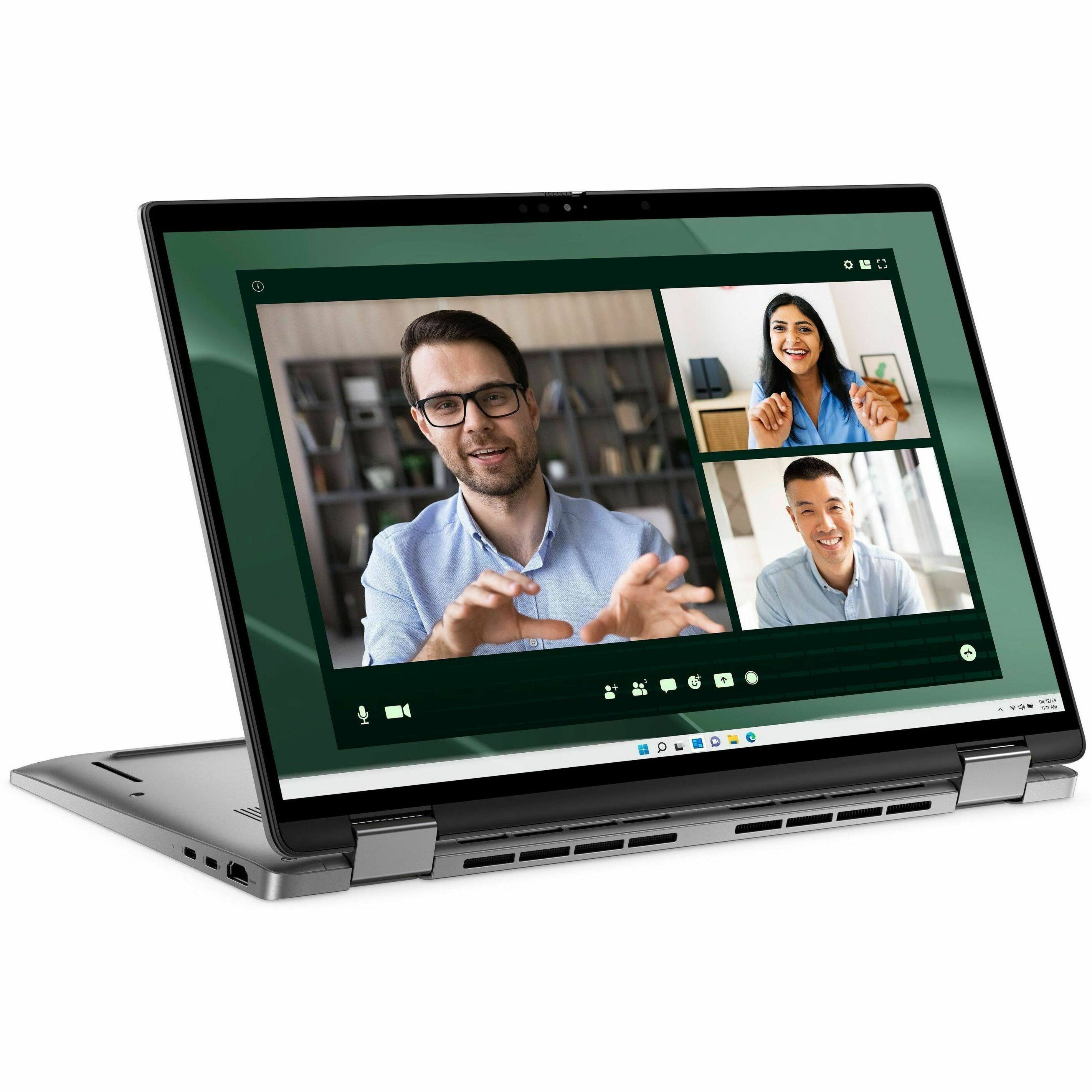 Alt View 21. Dell - Latitude 7000 2-in-1 14" Touch Screen Laptop - Intel Core Ultra 7 with 16GB Memory - 512 GB SSD - Titan Gray, Gray.