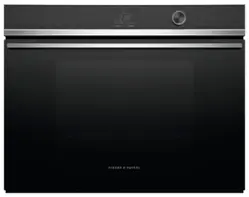 Fisher & Paykel - Contemporary 30-in combination steam oven with 23 functions touch screen with dial Tall - Stainless Steel - Front_Zoom
