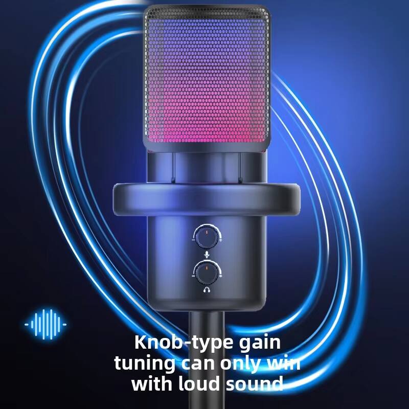 Knob-type gain tuning can only win with loud sound.